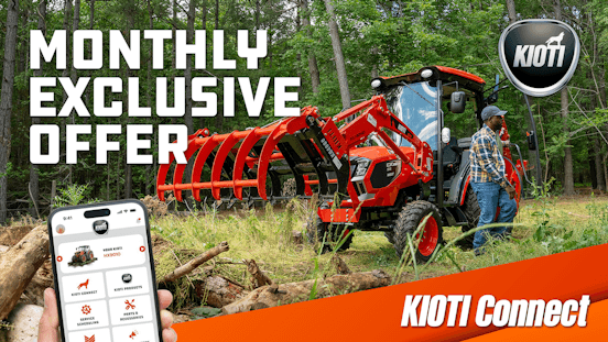 $500 off select tillers and 4-in-1 buckets
