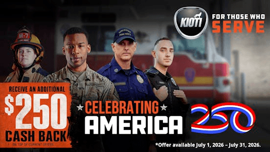 Celebrating America's 250th with $250 Cash Back